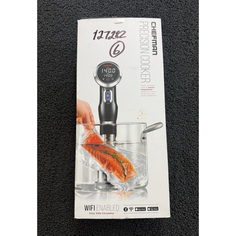 CHEFMAN RJ39 1100W Wi-Fi Sous Vide Precision Cooker  Open Box New App Control